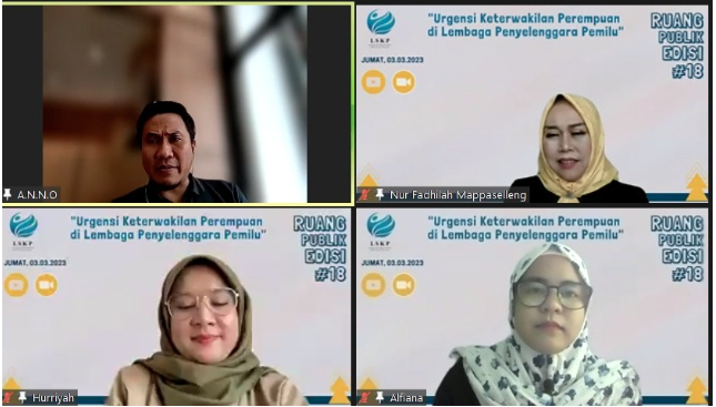 Gelar Webinar, LSKP Bahas Pentingnya Perempuan dalam Penyelenggara Pemilu