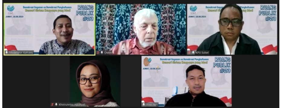 LSKP Melalui Ruang Publik Membahas Sistem Kampanye Ideal Menuju Pemilu 2024