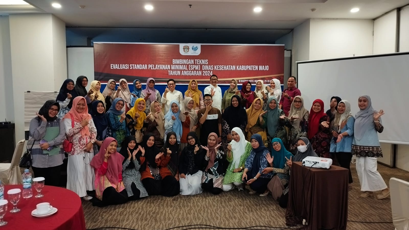 LSKP Bekerja sama Dinkes Kabupaten Wajo Gelar Bimtek Evaluasi Standar Pelayanan Minimal