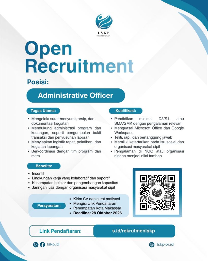 Open Recruitment Administrative Officer